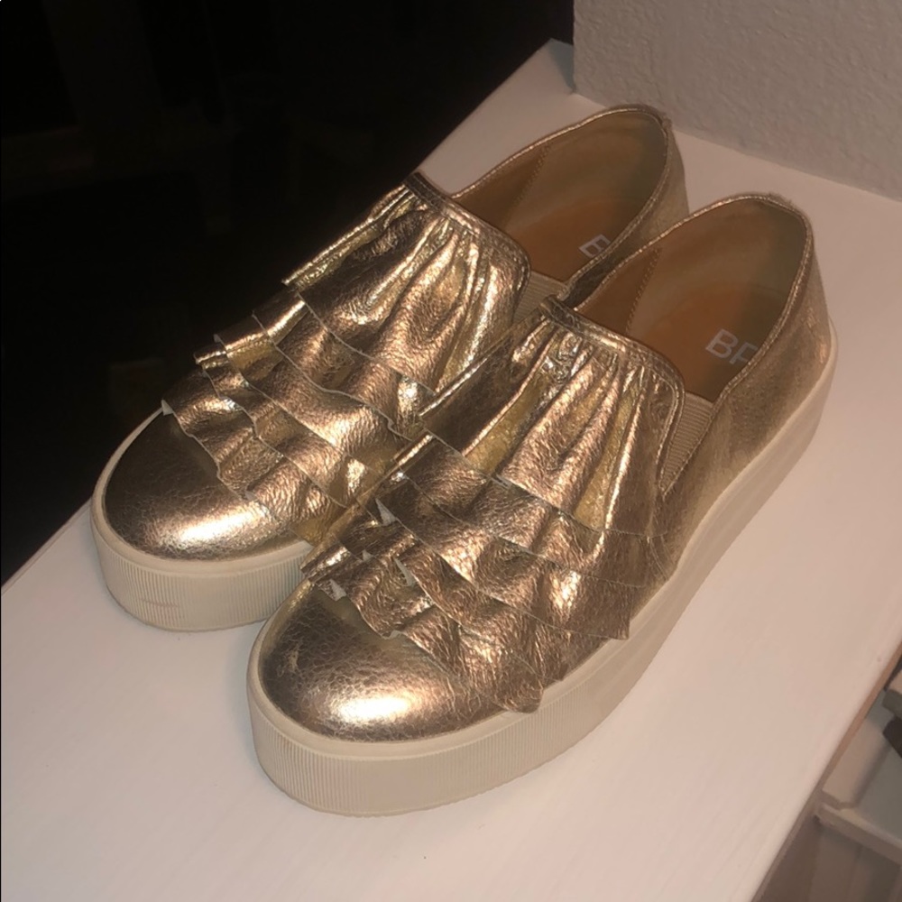 BP. Gold Platform Sneaker